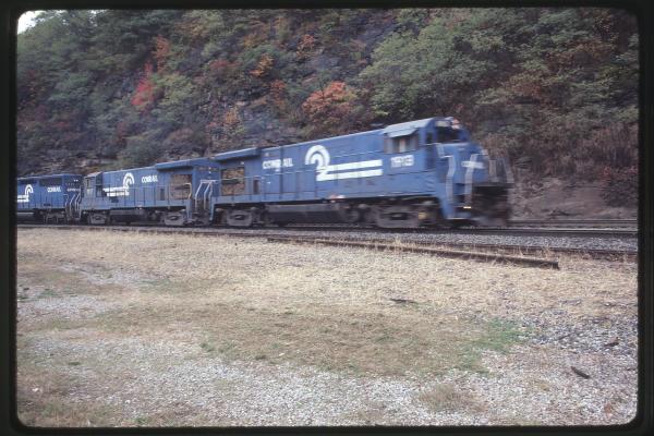 B23-7s 1913 and 1917 at Horseshoe Curve