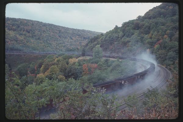 Coal Train at Horseshoe Curve