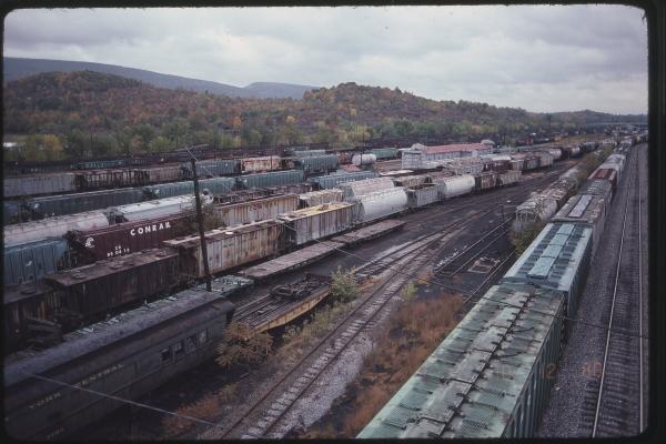 Freight Cars at Rose Yard in Altoona, PA