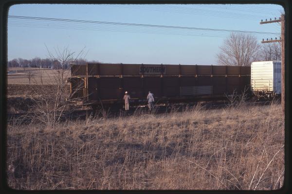 GP38-2 7968 on Wrecked Train at Hershey, PA