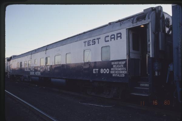 EMD Test Car ET 800 in Enola, PA