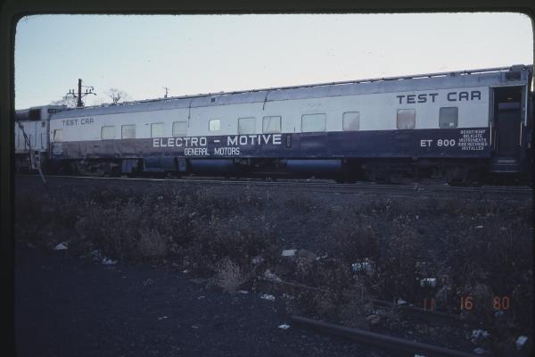 EMD Test Car ET 800 in Enola, PA