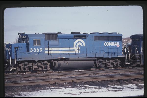 GP40-2 3369 in Rutherford, PA