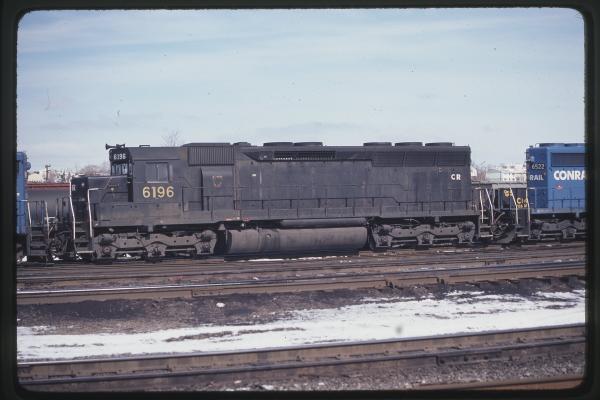 SD45 6196 in Rutherford, PA