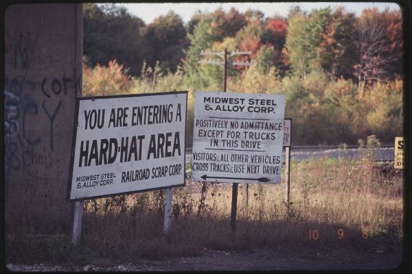 Midwest Steel & Alloy Corp. sign in Farrell, PA