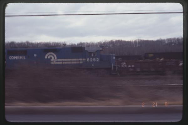 GP38-2 8252 in Rutherford, PA