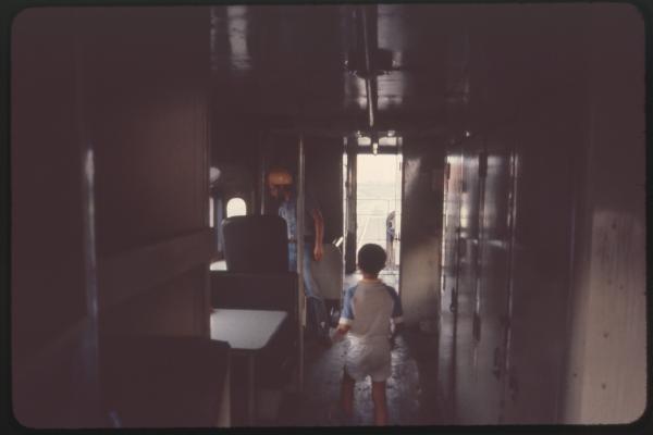 Caboose Interior in Harrisburg, PA