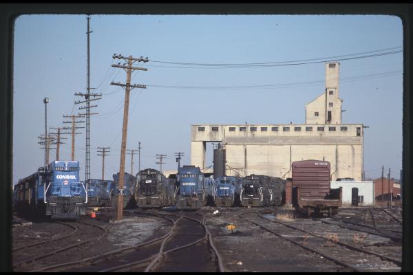 Stored Motive Power at Rutherford, PA