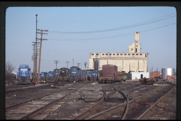 Stored Motive Power at Rutherford, PA