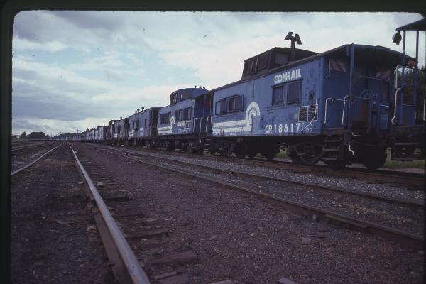 Stored Cabooses at Rutherford, PA