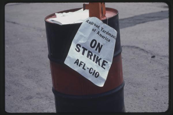 Strike Poster in Harrisburg, PA