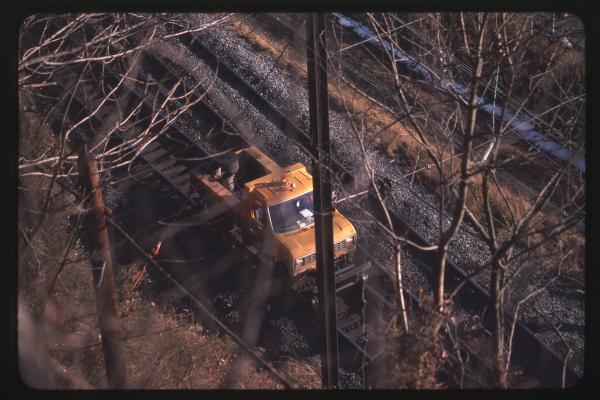 MoW Truck on the Port Road at West Harbor