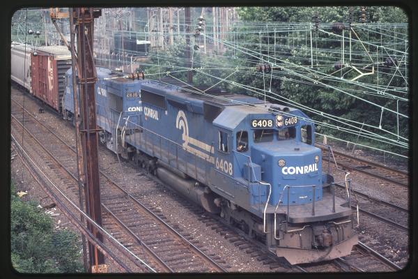 SD40-2 6408 and U30B 2836 in Parkesburg, PA