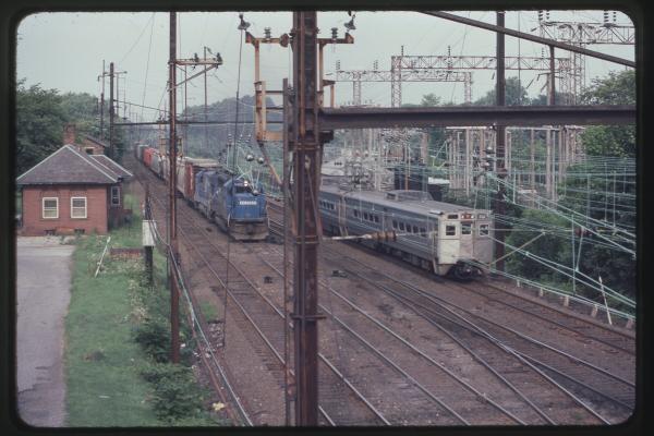 SD40-2 6408 and U30B 2836 in Parkesburg, PA