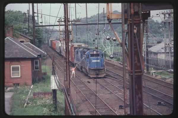 SD40-2 6408 and U30B 2836 in Parkesburg, PA