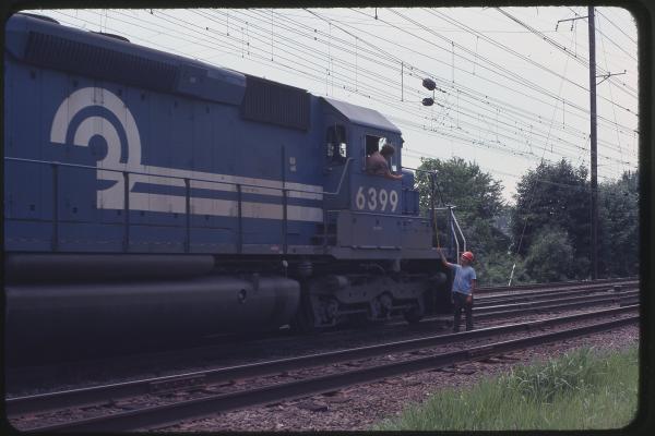 SD40-2 6399 at Parkesburg, PA