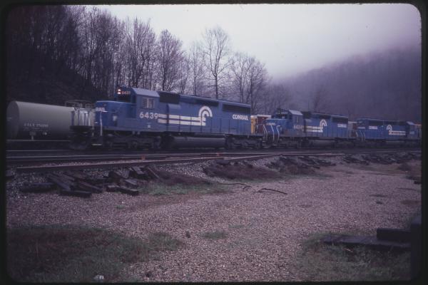 SD40-2s 6439, 6434, and 6433 at Horseshoe Curve