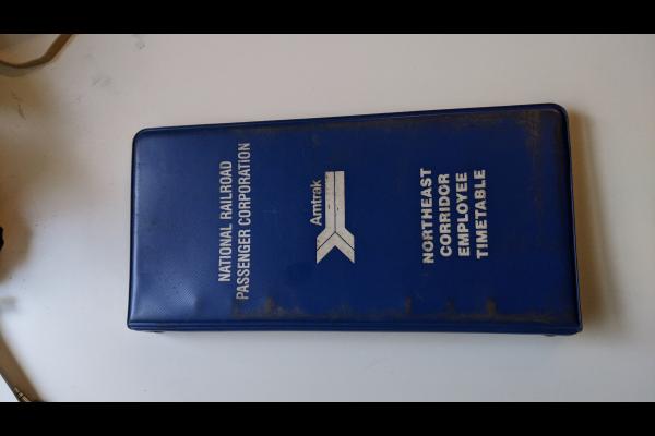 Amtrak Northeast Corridor Employee Timetable No 1. In effect 12:01 A.M. Sunday May 2 1993. Assigned to KW Miles.