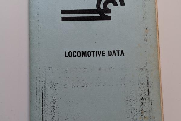 Locomotive Data Book, July 1982
