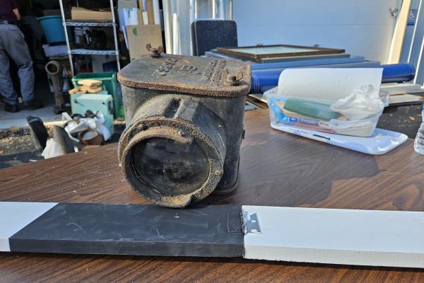 PRR position-light Lamp with flat lens and without hood (visor)