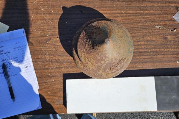 Finial Cap, #160817A cast on