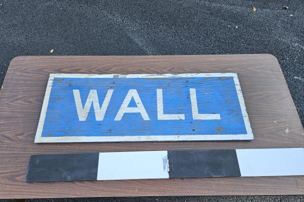 WALL Interlocking sign