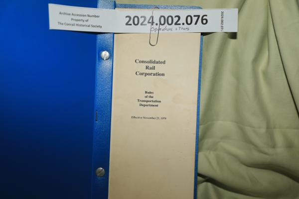 Rules of the Transportation Dept., 1979-11-25