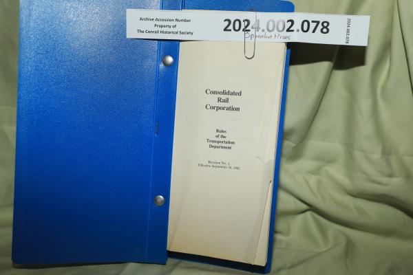 Rules of the Transportation Dept., 1982-09-26