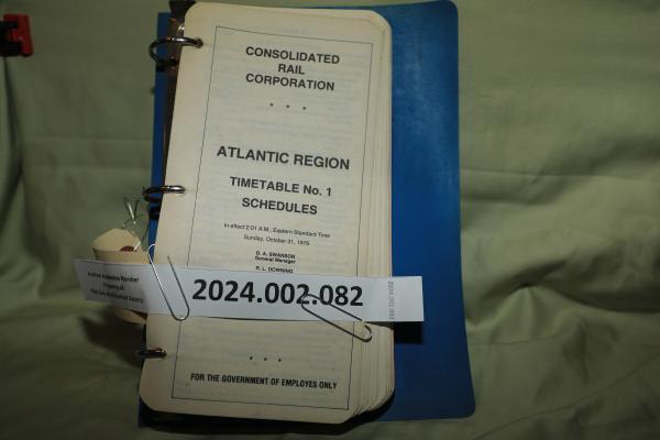 CR Atlantic Region Timetable No. 1, 1976-10-31