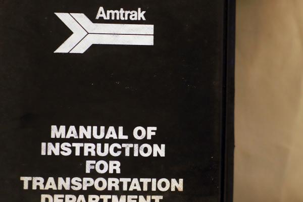 Amtrak Manual of Instruction for Transp. Dept. Employees, rev. 1994-03-21