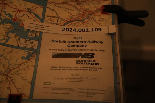 Norfolk Southern System Map 1999 (plastic)