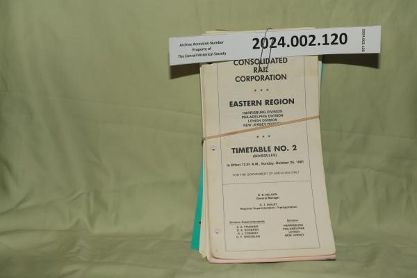 Eastern Region Timetable No. 2, 198-10-25