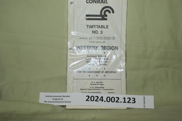 Western Region Timetable, 1988-06-26