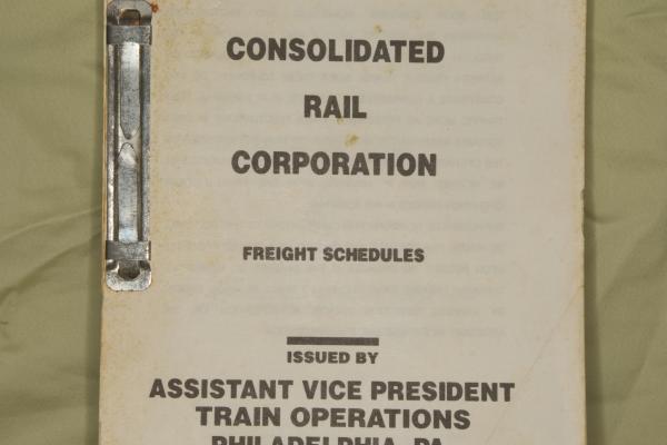 CR Freight Schedule Book, issued 1993-08-01