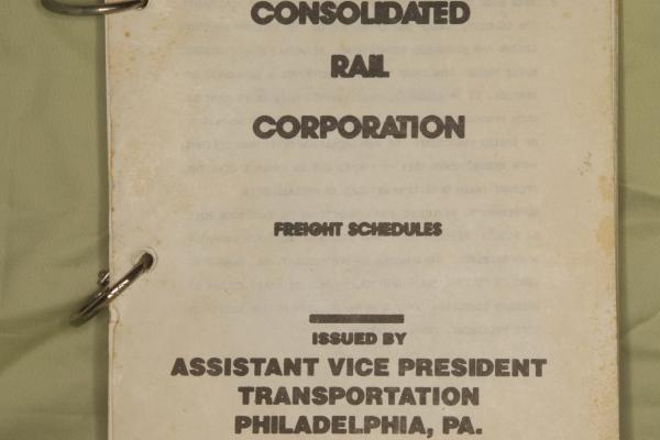 CR Freight Schedule Book, issued 1992-03-01