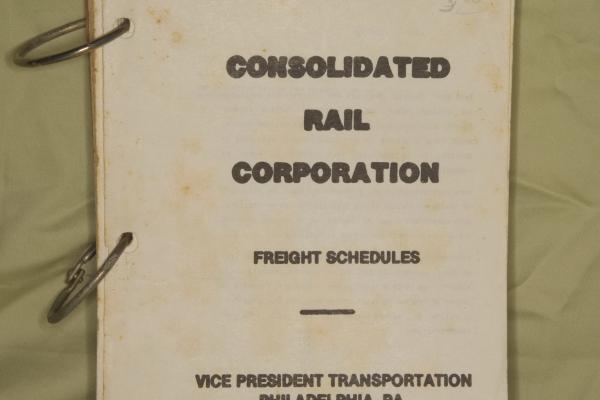CR Freight Schedule Book, issued 1986-12-01