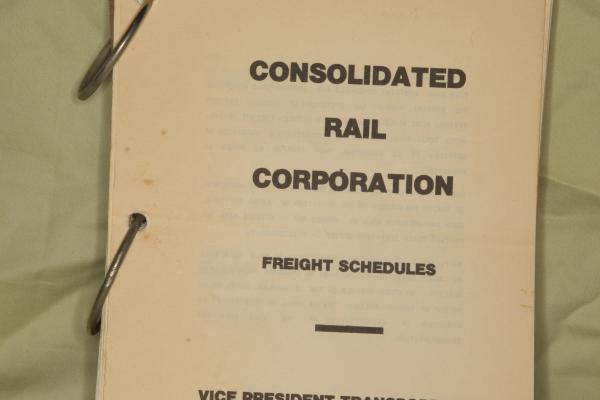 CR Freight Schedule Book, issued 1987-03-01
