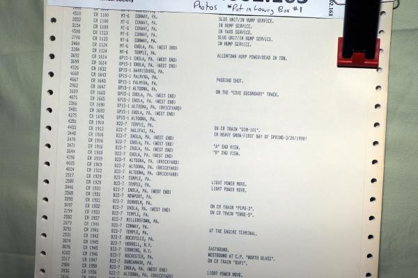 CR Master Slide List Disk 2: CR Diesel/Action Shots by Grant & Sara Lowry