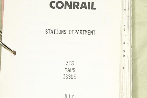 ZTS Maps, Harrisburg Division, Vol. 3, July 1989