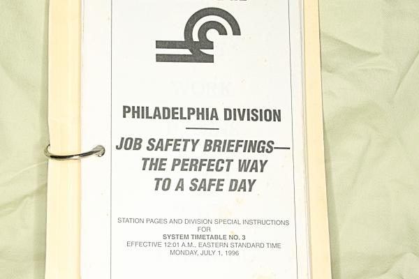 Philadelphia Division station pages & special instructions for System Timetable No. 3, 1996-07-01
