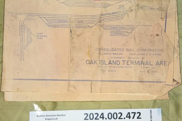 Oak Island NJ terminal map 1979