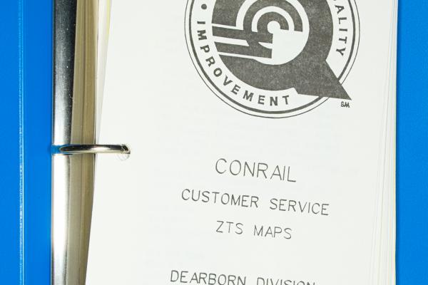 ZTS Maps, Dearborn Division, Vol.1, June 1993