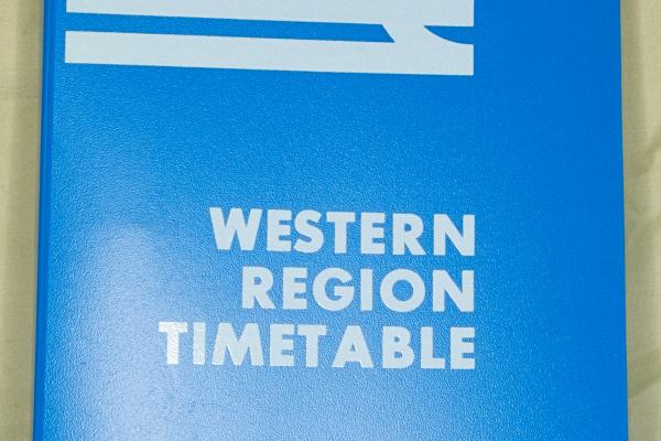 Western Region Employee Timetable