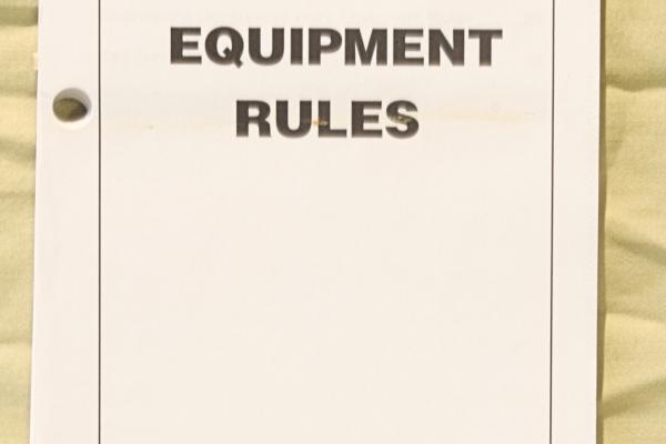 Restricted Equipment Rules eff. 1999-01-15