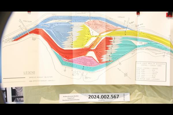 Conway Yard Color-Coded Areas of Designated Control