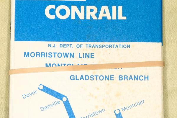 Morristown Line, Montclair and Gladstone Branches public timetable 1978-03-05