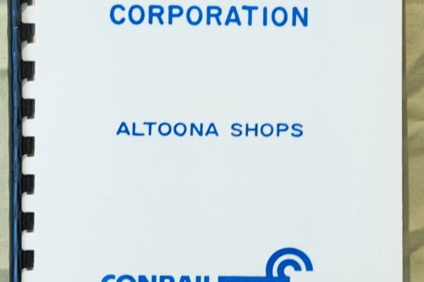 CR Altoona Shops map guide and descriptions