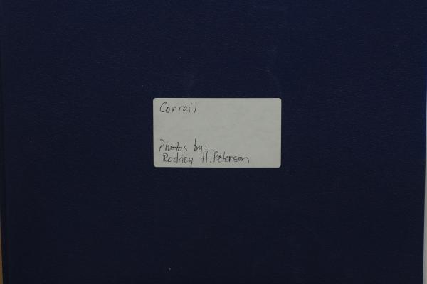 Conrail photos by Rodney Peterson from1970s - 1980s in 8x10 binder