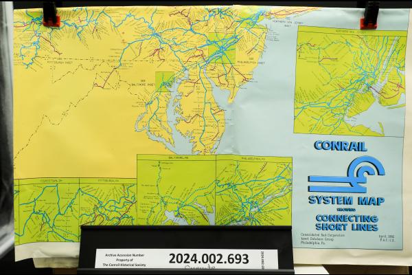 CR System Map, 1992-04-01