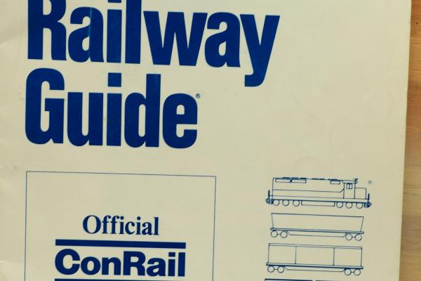 Official Railway Guide, April 1976, Conrail edition